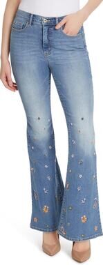 Jessica Simpson Charmed High Rise Fitted Flare Jeans Y2K Style Size 32